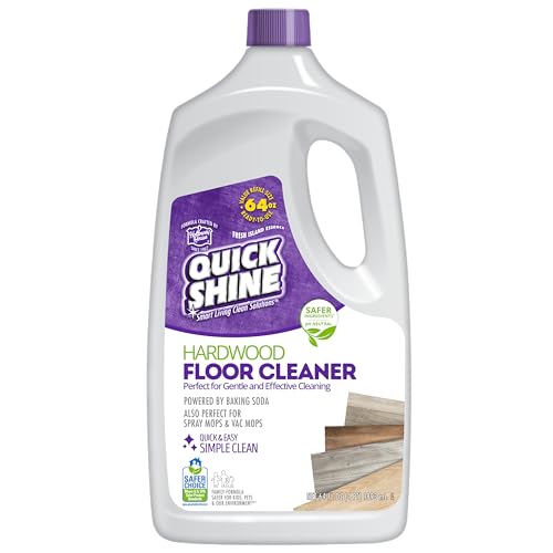 Quick Shine Floor Cleaner - Removes Dirt & Scuff Marks, Safer Choice Formula - 64oz