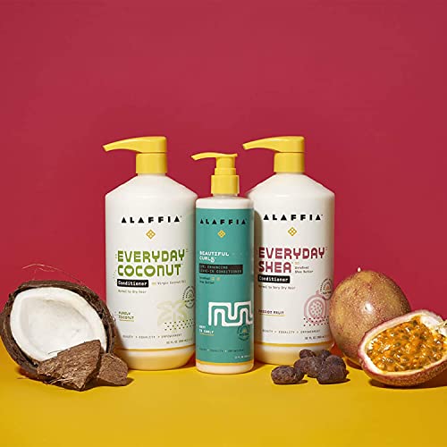 Alaffia EveryDay Shea Conditioner - Moisturizes & Restores with Fair Trade Shea Butter - 32 Fl Oz