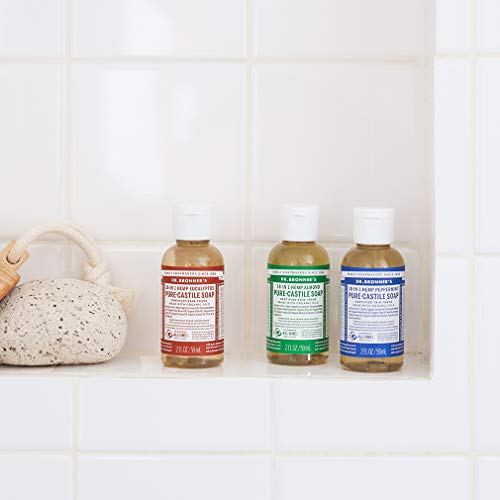 Dr. Bronner's Body Soap Gift Pack - Organic Oils, Fair Trade, Multi-Use - 2oz Variety Set