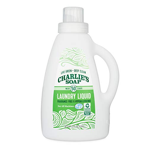 Charlie’s Soap Concentrated Laundry Detergent - Deep Cleaning, Hypoallergenic, 50 Loads