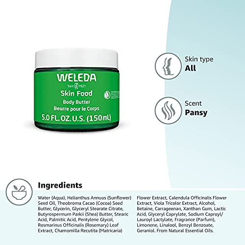 Weleda Skin Food Body Butter - Rich Hydrating Moisturizer with Plant Extracts - 5oz