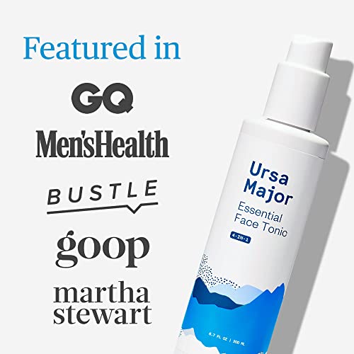 Ursa Major Face Toner - 4-in-1 Cleanser, Hydrator & Exfoliant, Natural Ingredients - 8oz