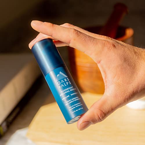 Oars + Alps Face Serum - Reduces Fine Lines, Hydrates with Peptides & Squalane - 0.7 Fl Oz