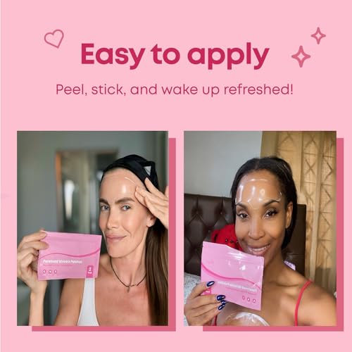 Reusable Forehead Wrinkle Patches - Reduces Fine Lines, Multi-Use & Effective - 2 Patches