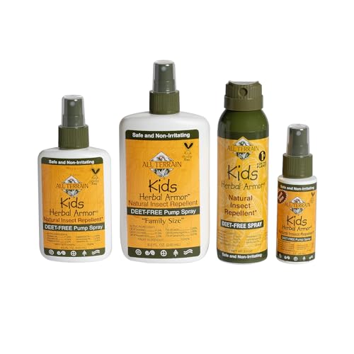 All Terrain Kids Herbal Armor Bug Repellent - DEET-Free, Plant-Based, Safe for Family - 8oz