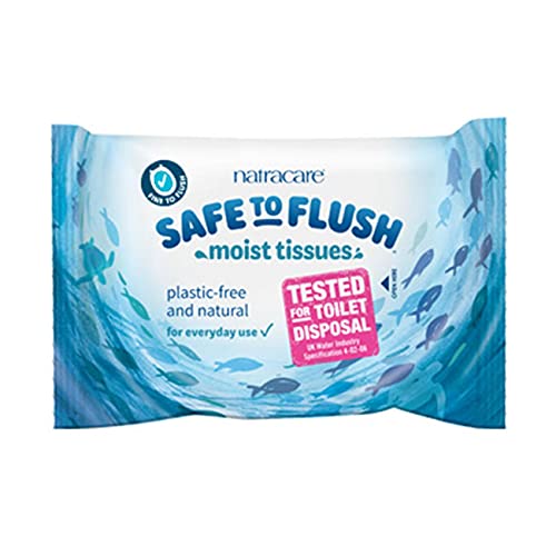 Natracare Adult Hygienic Wipes - Organic Aloe Vera & Witch Hazel, 100% Chlorine-Free - 30 Pack