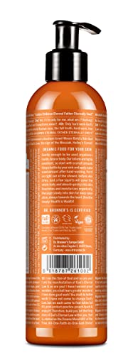 Dr. Bronner's Body Lotion - Hydrating Orange & Lavender, Fair Trade & Vegan - 236ml Recycled Bottle