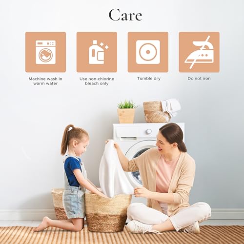 Sleep & Beyond Organic Cotton Waterproof Mattress Protector - Dust Mite & Mold Defense - King
