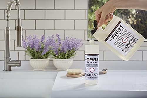 Mrs. Meyer's Liquid Dish Soap Refill - Plant-Derived, Lavender Scent, Biodegradable - 48 Fl Oz