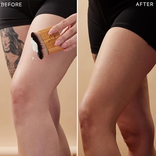Beauty by Earth Self Tanner - Natural Glow with Aloe & Coconut, Streak-Free, Medium to Dark