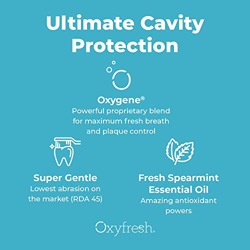 Oxyfresh Toothpaste - Cavity Protection & Sensitivity Relief, Fresh Mint Flavor - 5oz