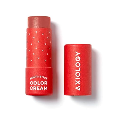 Axiology Multi-purpose Makeup Stick - Hydrating Color for Eyes, Lips, Cheeks, 0.15oz Devotion