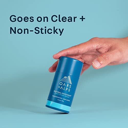 Oars + Alps Deodorant - Powerful Odor Protection, Vegan Ingredients, Fresh Ocean Splash - 2.6 Oz