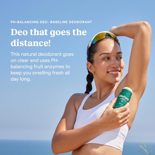 Kinfield Baseline Deodorant - PH-Balancing, Vegan, Refillable for Sensitive Skin - 2.8 oz