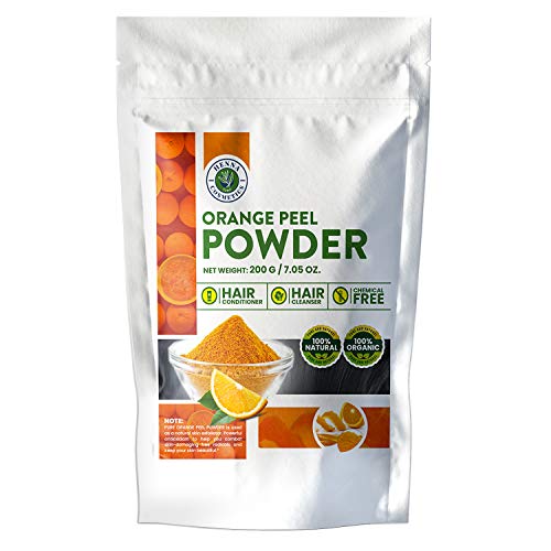 Henna Cosmetics Orange Peel Face Mask - Vitamin C Rich, Chemical-Free, 200g