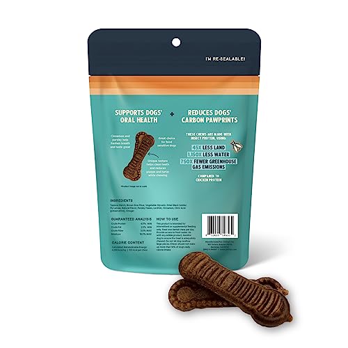Jiminy's Dog Treat - Teeth Cleaning, Cinnamon Flavor, No Artificial Additives - 12ct