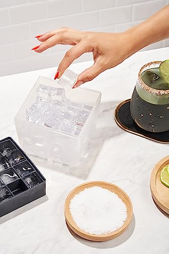 W&P Mini Ice Box Silicone Tray - Easy Release, BPA-Free, Compact Design - Holds 48 Cubes