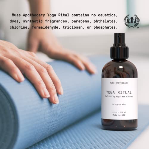 Yoga Mat Cleaner | Aromatic, 8 oz, Infused with Essential Oils