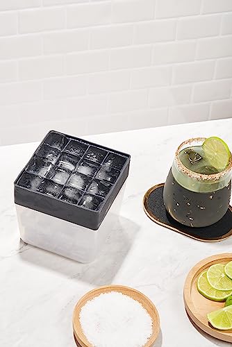 W&P Mini Ice Box Silicone Tray - Easy Release, BPA-Free, Compact Design - Holds 48 Cubes