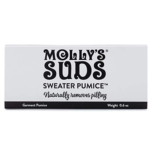 Molly's Suds Sweater Pumice - Naturally Removes Pilling, Safe for Fabrics - 0.6 oz