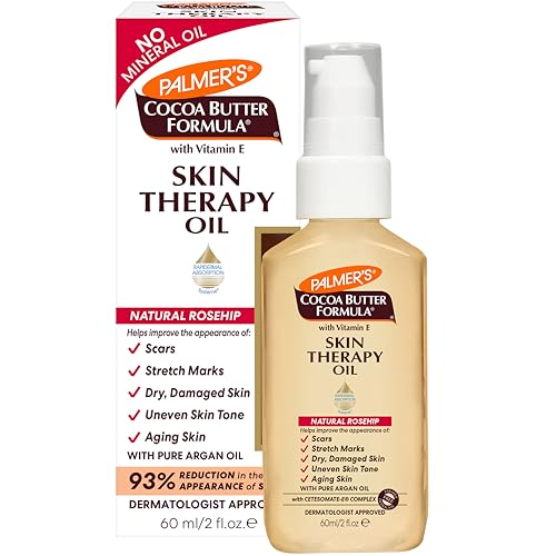 Palmer's Body Oil - Moisturizes Scars & Stretch Marks, Rosehip Scent - 2oz with Vitamin E