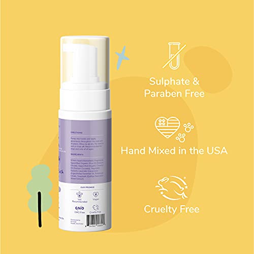 kin+kind Waterless Dog Shampoo - Rinse-Free Itch Relief, Natural Lavender Scent - 8oz