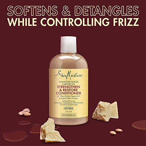 SheaMoisture Conditioner - Nourishes & Smooths Hair, Detangles & Controls Frizz - 13 oz