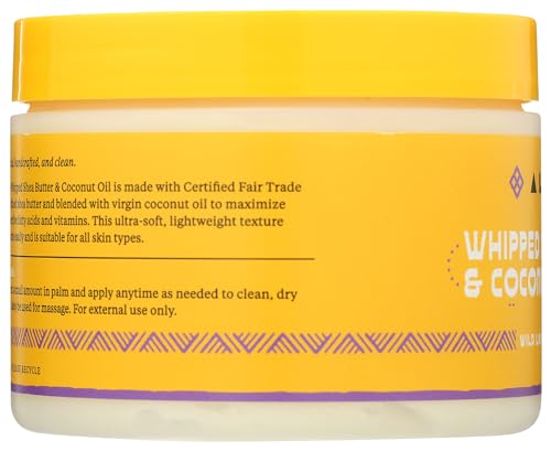 Alaffia Body Butter - Moisturizing Coconut Oil & Wild Lavender, Certified Organic - 4oz