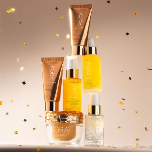 KORA Organics Skin Care Set - Nourishing Noni Glow Oil, Turmeric Mask, Cleansing Oil - 3 Items