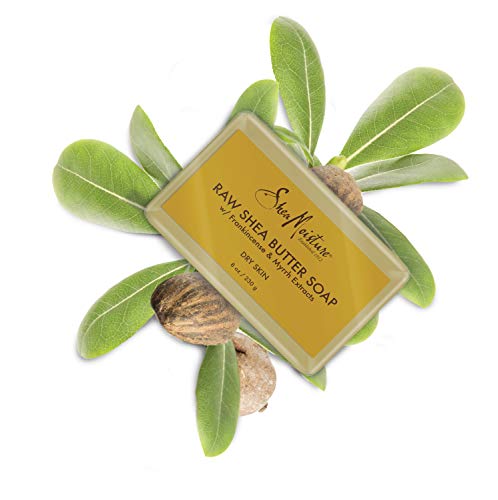 SheaMoisture Raw Shea Butter Bar Soap - Hydrates Dry Skin, Paraben Free, 8oz (Pack of 3)