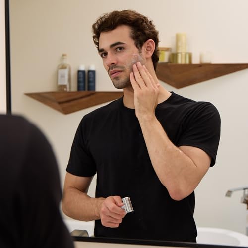 Oars + Alps Men's Clear Shave Gel - Hydrating, Dermatologist Tested with Aloe & Eucalyptus - 3.4 Oz