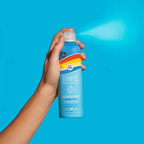 Bare Republic Sunscreen Spray SPF 100 - Water Resistant, Vitamin E Infused - 6 Fl Oz
