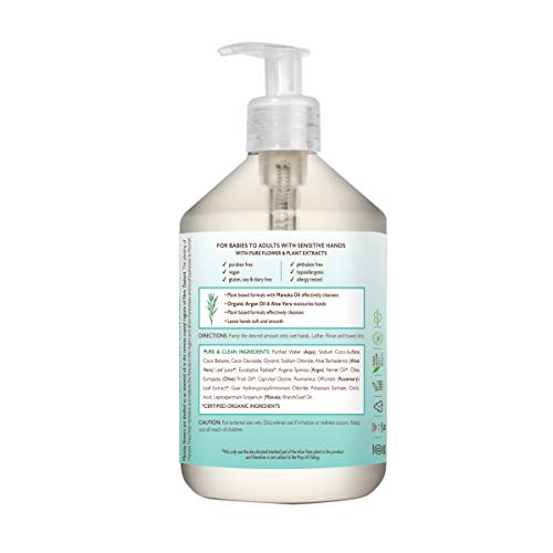Babo Botanicals Eucalyptus Remedy Hand Soap - Moisturizing, Hypoallergenic & Vegan - 12oz