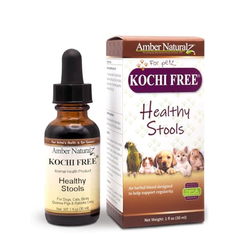Amber NaturalZ Pet Supplement - Healthy Stool Support for Dogs, Cats, Birds, and More - 1oz