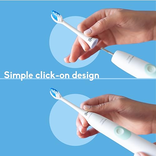 The Humble Co. Plant-Based Toothbrush Heads - Combat Plaque & Bad Breath, 4pk for Sonicare