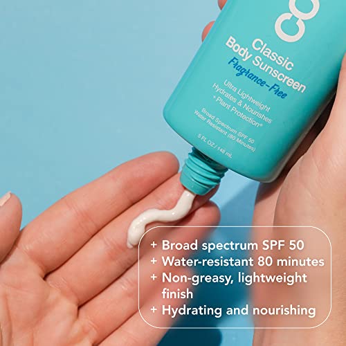 COOLA Organic Sunscreen SPF 50 - Plant-Powered Protection, Vegan & Gluten Free - 5 Fl Oz
