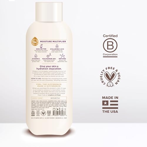 Soapbox Body Wash - Moisturizing Coconut & Goji Berry, Vegan Duo Pack - 20oz Each