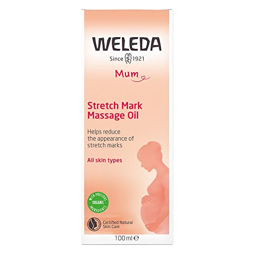 Weleda Massage Oil - Reduces Stretch Marks, Nourishes Skin with Plant Oils - 3.4 Fl Oz
