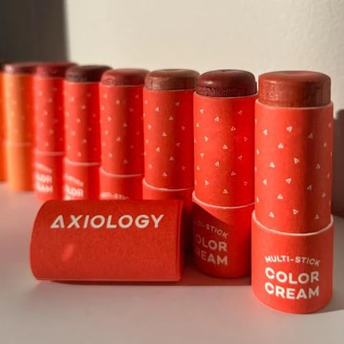 Axiology Multi-purpose Makeup Stick - Hydrating Color for Eyes, Lips, Cheeks, 0.15oz Devotion
