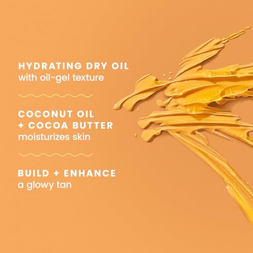 Hawaiian Tropic Island Tanning Oil Spray - Hydrating SPF 6, Oxybenzone-Free, 8oz
