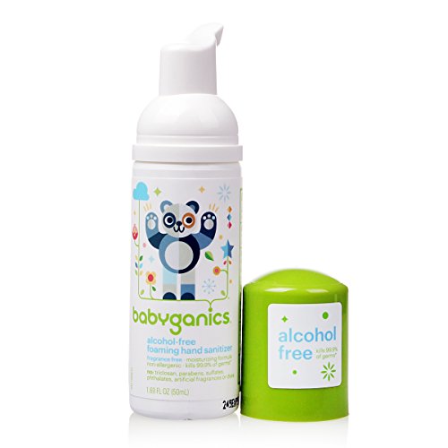 Babyganics Hand Sanitizer - Kills 99.9% of Germs, Moisturizing, Fragrance-Free - 1.69 oz