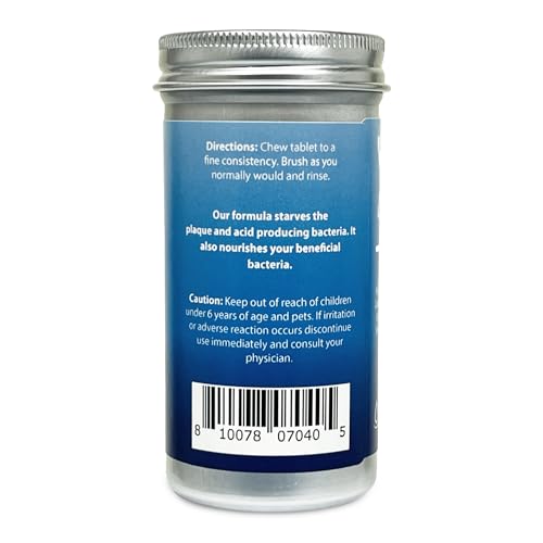 WELdental Chew Brush Smile Toothpaste Tablets - Anti-Plaque & Whitening, SLS-Free, 120 Count