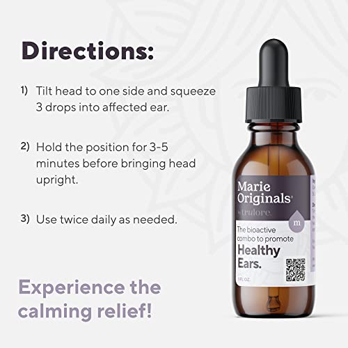 Marie Originals Ear Wax Removal Kit - Herbal Relief for Pain & Blockage, Family-Friendly - 1 Pack