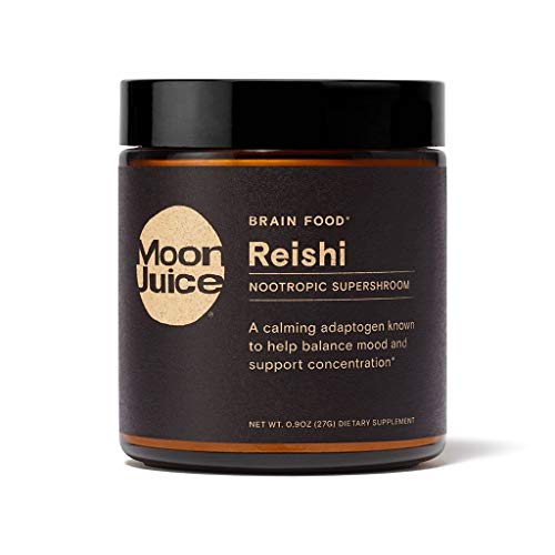 Moon Juice Reishi Mushroom Powder - Boosts Mood & Immunity, Vegan, Non-GMO - 1.3oz