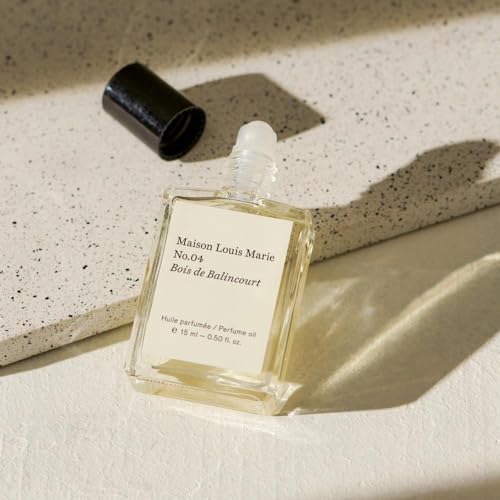 Maison Louis Marie Perfume Oil - Sandalwood Cedarwood Blend, Vegan & Cruelty-Free - 0.5 fl oz