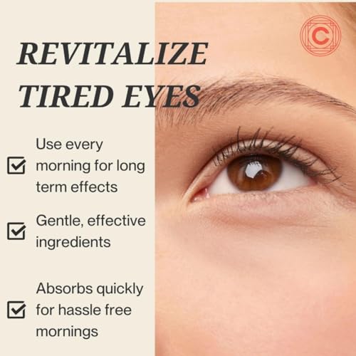 Clean Circle Lights On Brightening Eye Mask - Red Algae & Vitamin C for Dark Circles - 5 Pairs