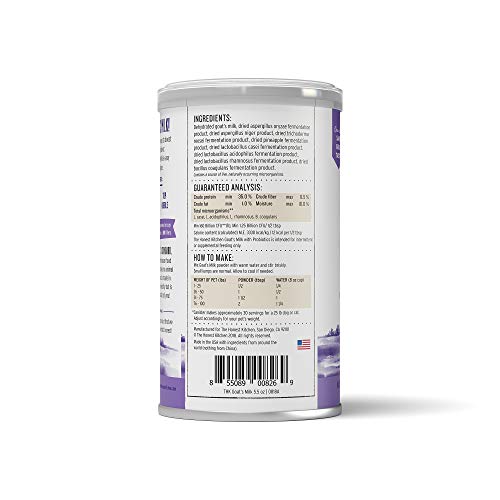 The Honest Kitchen Goat's Milk Supplement - Probiotics for Cats & Dogs, All Natural - 5.2oz