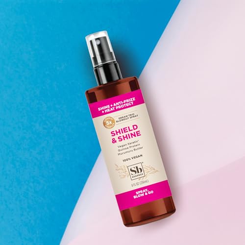 Soapbox Heat Protectant Spray - Boost Shine, Control Frizz, Vegan, Color Safe - 8oz