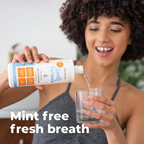 Oxyfresh Mouthwash - Gentle & Alcohol-Free for Sensitive Gums, Unflavored - 16oz
