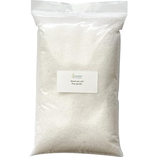 Soapeauty Dead Sea Salt Bath Soak - Smooth Skin, Mineral Rich, 100% Natural - 8 OZ